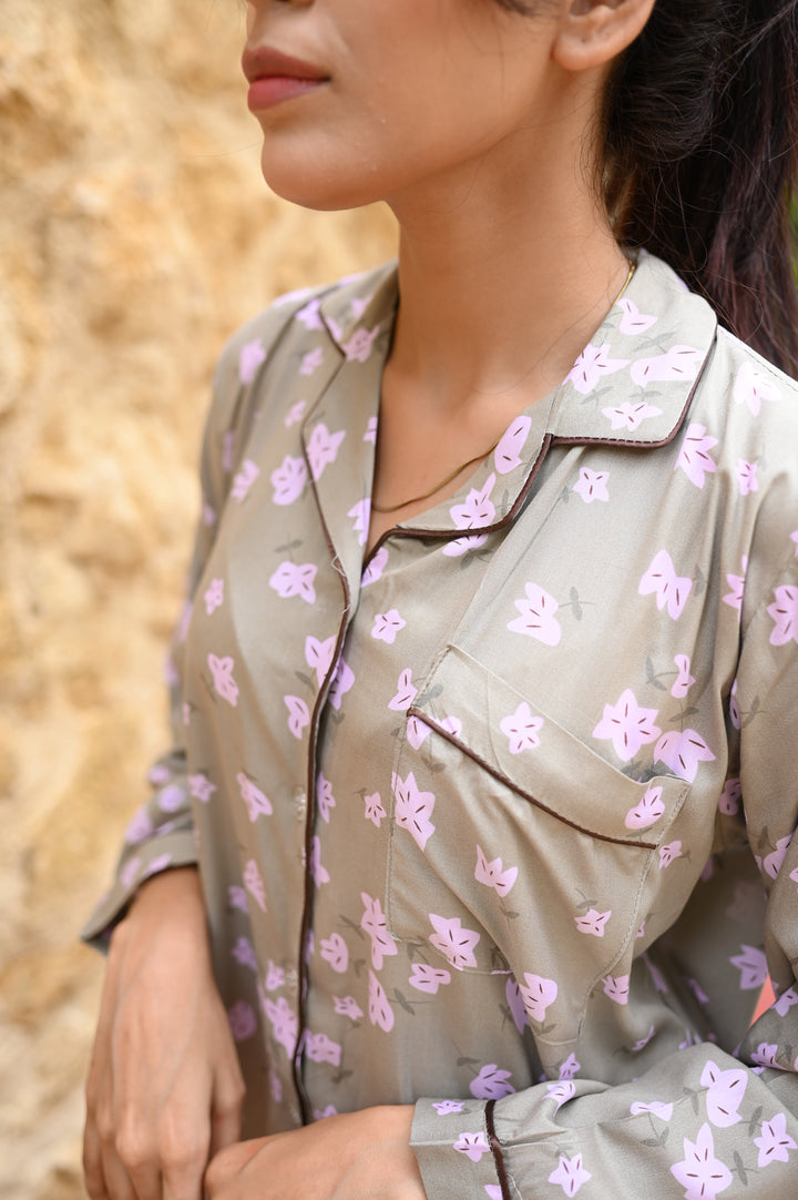 FLOWER PRINT PJ Set